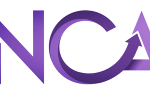 NCA Logo in Lila