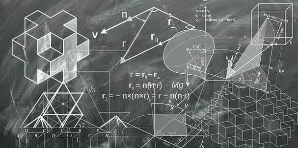 Grafik Tafel Beschriftung mathematische Formeln
