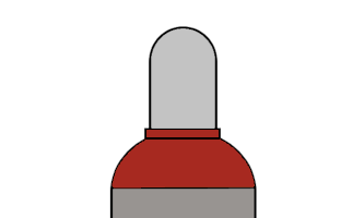 Grafik Methan Gasflasche