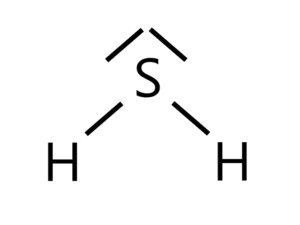 Grafik Schwefelwasserstoff Strukturformel