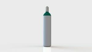 Render einer 20 Liter Gasflasche für technische Gase