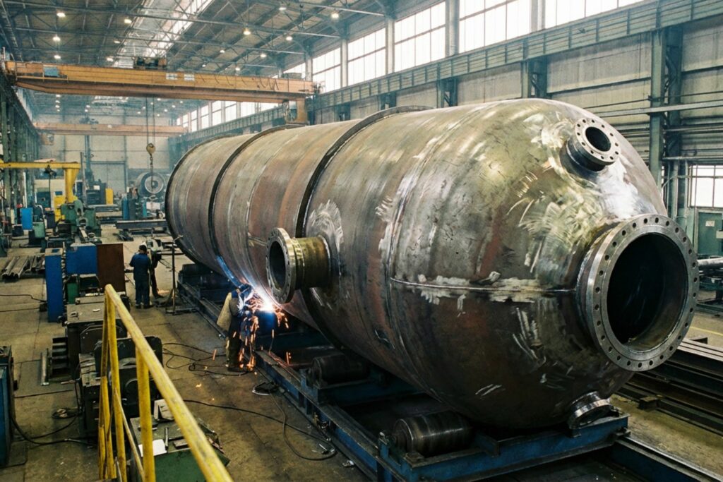 Behälterbau in der Industrie Schweißgerät zum Mieten